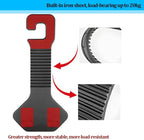 HZEL Car Seat Headrest Hooks, 2PCS Sport Vehicle Seat Back Headrest Hanger Organizer for Handbag Purse Coat, Multifunctional Auto Interior Storage Hook, Universal for SUV RV Truck (Red)