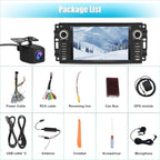 8Core Car Radio Stereo for Dodge RAM 2009-2012 Avenger Challenger Jeep Wrangler, 7 Inch Touch Screen with Android 13 Wireless CarPlay Android Auto Backup Camera