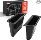 Front Row Door Side Storage Box Handle Tray Interior Accessories Compatible with Ford Mustang 2015-2023(2pcs)