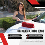 The Original California Car Duster Detailing Kit with Plastic Handle, Model Number: 62445, Red