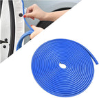 Car Door Edge Guards, Universal Rubber Seal Protector, U Shape Edge Trim, Blue, 32FT
