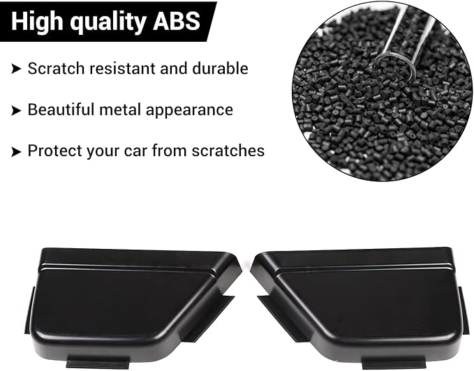 Rear Door Storage Pockets, Side Insert Organizer Box Net Pocket Replacement for 2011-2018 Jeep Wrangler JK JKU, Interior Storage Expansion Accessories, Black, 2PCs