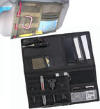 Large Molle Visor Organizer, Tactical Visor Organizer, Car Sun Visor Organizer Truck Accessories for Men, Tactical Gear for Men (Black)
