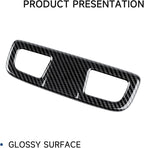 Car ABS Rear Roof Reading Light Lamp Trim Carbon Fiber Interior Decal for 2019-2025 Chevy Silverado | for GMC Sierra 1500 2500 3500 HD 2019-2021 Accessories