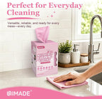 Microfiber Cleaning Cloth, 75 Sheets Microfiber Towels for Cars Commercial Grade Washcloths Lint-Free Bulk Shop Towel Cleaning Rags for Household Restaurant Garage Housekeeping, 11"x 9", Pink