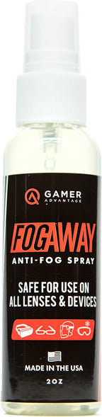 FogAway - Anti Fog Spray for Swim Goggles, Glasses, and Home Electronics - Safe for All Lens Types (2 Oz)