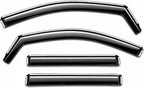 2019-2026 in-Channel Rain Guards for Dodge Ram 1500 Side Window Visor Deflectors Crew Cab Only Tinted Vent Shade Protectors 2020 2021 2022 2023 2024 2025