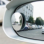 2PCS Car Blind Spot Mirror, Wide Angle Clear HD Glass Convex Side Rear View Mirror to Reduce Blindspot, Auto Exterior Rear View Accessories for Wide Angle, Universal Fit (StyleD)
