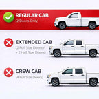 KPY Rain Guards Fit for 2004-2012 Chevrolet/Chevy Colorado Regular Cab, Out-Channel Window Visors Vent Wind Deflectors 2PC, Truck Accessories for 2004-2012 GMC Canyon Standard Cab (Single Cab Only)