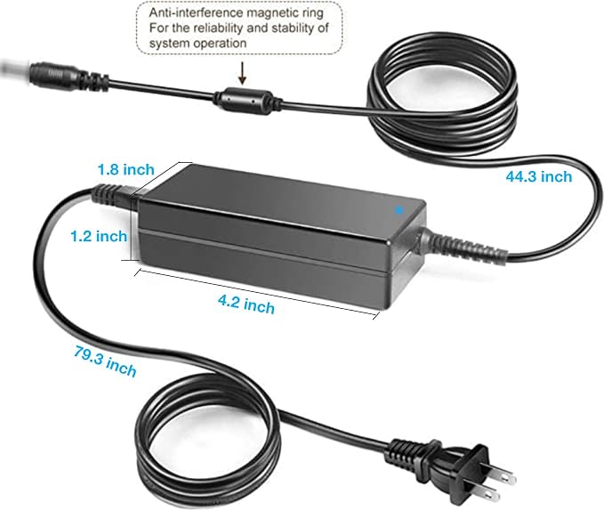 12V AC/DC Adapter Compatible with Relaxor Model 994 Massage Lounger SeatTopper Soothing Heat Adjustable Kneading Rolling Spot Seat Topper Cushion RL9937959 2.5A Power Supply Cord Charger PSU