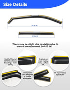 in-Channel Rain Guards Fit for Nissan Rogue 2021 2022 2023 2024 2025 Window Rain Guards Visors Vent Visors Window Deflector Vent Shades Car Accessories -4 pcs