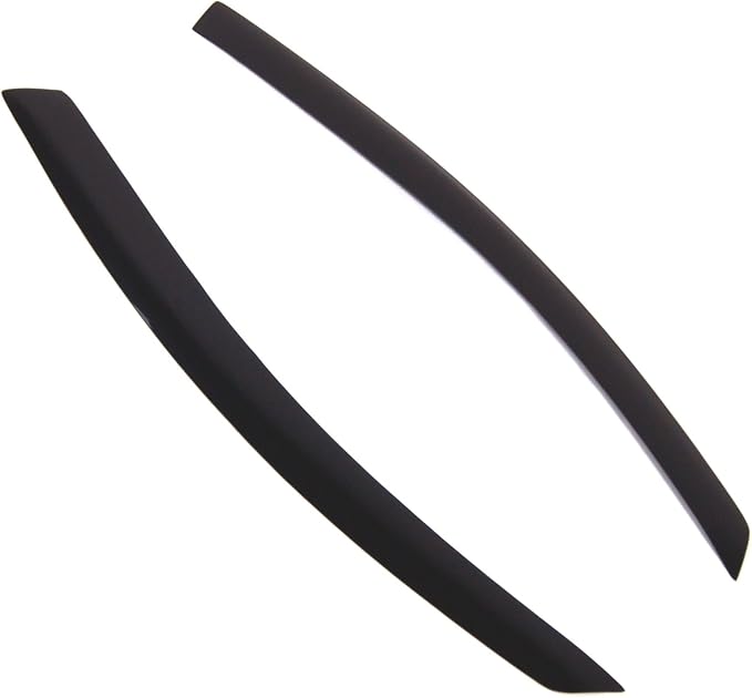 WD2-826 Dark Smoke 2 Pcs Set Window Visor (Outside Mount) Deflector Rain Guard Compatible with 2003-2012 Mazda RX-8