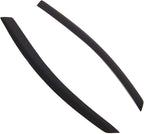 WD2-826 Dark Smoke 2 Pcs Set Window Visor (Outside Mount) Deflector Rain Guard Compatible with 2003-2012 Mazda RX-8