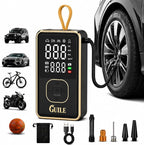 Portable Tire Inflator Air Compressor - 150PSI Smart Cordless Car Tire Pump with Digital Pressure Gauge, Auto Shut-Off, Rechargeable Battery Power Bank for Car, Motorcycle, Bicycle, Ball