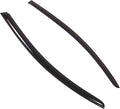 WD2-755 Dark Smoke 2 Pcs Set Window Visor (Outside Mount) Deflector Rain Guard Compatible with 2008-2013 Volvo C30