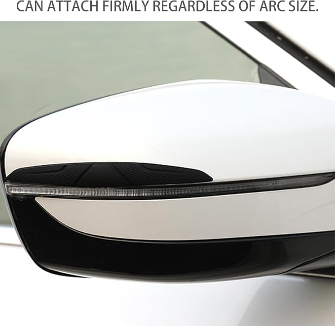 Car Door Edge Guards: Anti-Scratch Rubber Protectors | 6-Pack rubber bumpers protect car paint in tight garages. Weather-proof adhesive prevents dents from kids opening doors.