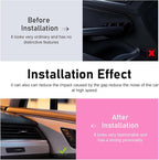 Car Interior Moulding Trim Strip, 33Ft/10M Car Flexible Electroplating Decoration Styling Door Dashboard, DIY Pinstriping Filler Insert Strip, with Installing Tool, Interior Accessory(Pink)