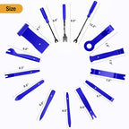 238Pcs Trim Removal Tool, Auto Push Pin Bumper Retainer Clip Set Fastener Terminal Remover Tool Adhesive Cable Clips Pry Kit Car Panel Radio Removal Auto Clip Pliers