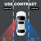 Car Round Blind Spot Mirror, HD Glass Side Blindspot Mirrors Adjustabe Angle Removable with Wide Angle Stick-On Universal for Cars, SUVs, Trucks, Pack of 2