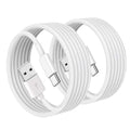 2 Pack iPhone 15 Carplay USB Cable for iPhone 16E 16 15, 15 Pro Max, 15 Plus, iPad Pro 12.9/11, iPad 10 Generation, iPad Air 5 4 Generation, Mini 6 Generation Fast Car Charger Charging Cable