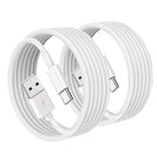 2 Pack iPhone 15 Carplay USB Cable for iPhone 16E 16 15, 15 Pro Max, 15 Plus, iPad Pro 12.9/11, iPad 10 Generation, iPad Air 5 4 Generation, Mini 6 Generation Fast Car Charger Charging Cable
