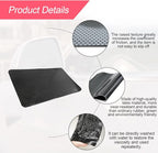 Car Dashboard Anti-Slip Rubber Pad, 10.6"x 5.9" Universal Non-Slip Car Magic Dashboard Sticky Adhesive Mat for Phones Sunglasses Keys Electronic Devices and More Use (Black/Dots)