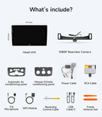 Car Radio Stereo for Dodge Ram 1500 2500 3500 13-18, CarPlay Android Auto | 10.2-inch HD touchscreen, 64G storage, 5G WiFi GPS, wireless phone link, Bluetooth FM AM SWC, plug-and-play, HD backup camera