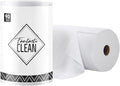 Microfiber Cleaning Cloth Roll -90 Pack, Tear Away Microfiber Towels, 12" x 12", Reusable, Washable, Scratch Free, Ultra Absorbent Dishcloth for All-Around Cleaning Supplies (White)
