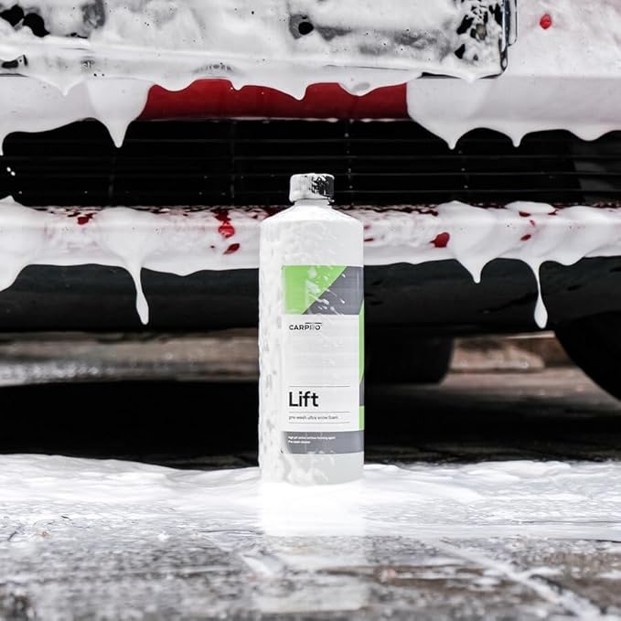 Lift - Pre-Wash Snow Foam Car Wash Soap, Dissolves and Lifts Away a Large Amount of Dirt & Grime, Completely Touchless - Use in Bucket or Foam Cannon, Concentrated - Gallon (135oz)