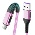 USB C Cable,2Pack 10ft Fast USB Type C Charging Cable for Android/Phone/Pad/Laptop, Type C Charger Braided USB Cable Compatible with iPhone 15 Pro/Plus/Max/Android/Phone/Pad Rose Gold