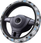 Paw Print Steering Wheel Cover Car Decor for Women