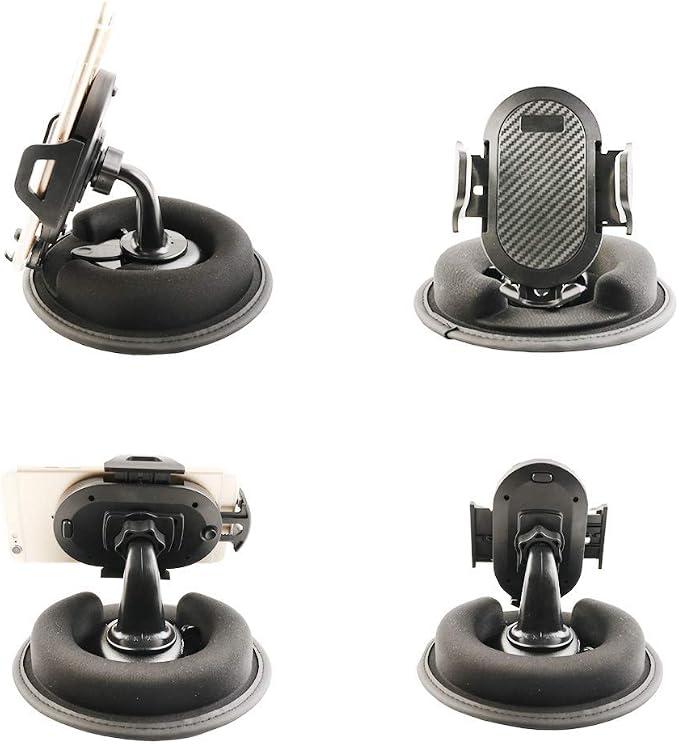 Cell Phone Vehicle Mount,Dashboard Beanbag Friction Mount,2 in 1 Dashboard Mount and Car Air Vent Holder,for iPhone Android and Other Smartphones