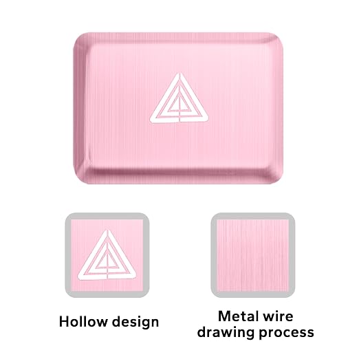 Polodunn for Honda Civic 2022-2025, for Accord/HRV/CRV 2023-2025, for Acura Integra 2023 2024 - Hazard Warning Light Push Button Cover, Emergency Flashers Trim Accessories (Pink)