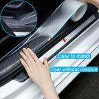 Car Door Edge Guards, 4In x 33Ft Door Sill Guard Protector, Anti-Scratch Adhesive Tape, Automotive Anti-Collision Strip for Car Door Edge/Front and Rear Bumper/Door Sill Protector