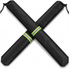 2Pcs Windshield Wiper Covers, 210D Heavy Duty Waterproof Wiper Blade Protector for Rain Snow Bird Poop, Universal Fit 25.5" Covers Sleeves with Reflective Strip for Cars, RVs, Trucks