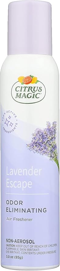 Odor Eliminating Air Freshener Spray, Lavender Escape, 3-Ounce, Pack of 3