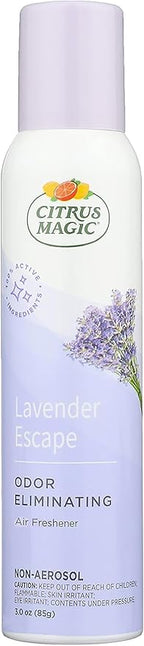 Odor Eliminating Air Freshener Spray, Lavender Escape, 3-Ounce, Pack of 3