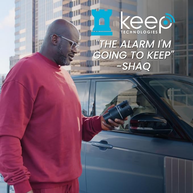 Car Alarm - 4G/LTE, Anchoring Anti-Theft & Break-in Deterrent, GPS, Motion Sensing (PIR/Radar), 1080p Pictures & Video, 120dB Sound and Flashing Bright LEDs