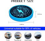 Mandark LED Car Cup Holder Lights, 2PCS Waterproof 7 Colors Changing Vehicle USB Charging Coaster Pad, Auto Interior Atmosphere Lamp Cup Mat Accessories, Universal for SUV Sedan Truck (Flash)