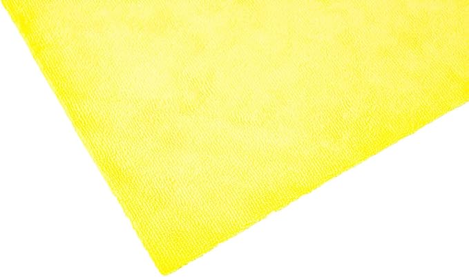 Edgeless 300 - Microfiber Detailing Towels, Perfect for Removing Polishes, Sealants, and Glaze; Great for Interior Cleaning and Dirty Jobs; 300GSM, 16in x 16in, Yellow (10-Pack)