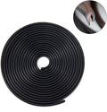Eytool Car Door Edge Protector,10M Trim Rubber Seal Strip with U Shape Molding Protection Door Edge Guard Fit for Most Car(Black,32.8FT)