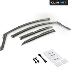 in-Channel Incredibly Durable Rain Guards for Ford EcoSport 2018-2022, Original Window Deflectors, Vent Window Visors, Vent Deflector, 4 pcs. - 615274