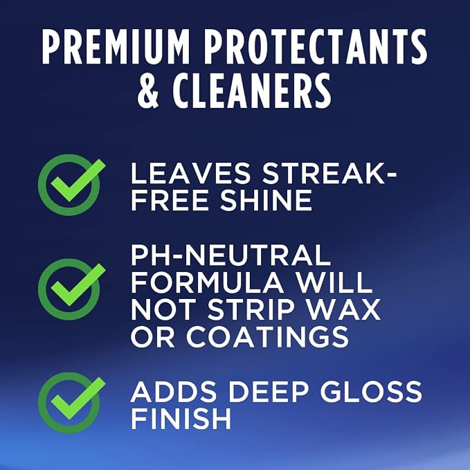 RV Wash & Seal - Clean, Streak-Free Finish, pH Neutral with High Foaming Formula, Provides A Deep Gloss Finish on RVs, Campers, Pop-ups, and Motorhomes, 1 Gallon (30240)