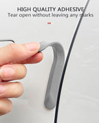 muekzu Silicone Car Door Edge Guard Trim Molding Crash Scratch Protector Scratch Guard for Car,Sedans,Truck,SUV 4PCS(Gray)