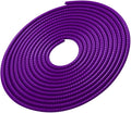 32ft(10m) Anti-Scratch Car Door Edge Guards: U-Shaped Edge Protector Strip for Auto Vehicles Door Rubber Seal Trim Build in Metal Sheet for Most Car Rucks SUV No Glue Installation, Purple