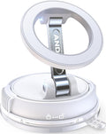 Car Phone Holder for Magsafe [78+LBS Strongest Suction & 2400gf Magnetic] 360° Adjustable Car Phone Mount, Phone Holders for Your Car for iPhone 17 Pro Max 16 15 14 13 12 Air Plus, White