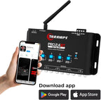 Pro 2.4 BT Bluetooth DSP Crossover Full, Digital Signal Processor, Car Audio Equalizer with App, Gain up to 9V, 15 Band Graphic Equalization, 12 preset EQ, 2 in and 4 Out, High Level Input
