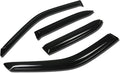 4Pcs Tape-On Window Visor Rain Guard Compatible with 1997-2002 Chevrolet Prizm Corolla, Rain Shields Vent Shade Wind Deflector, Acrylic
