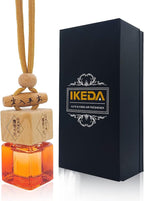 ikeda fragrance Car Air Freshener | Automotive Scents | 45-Days Long-Lasting Keep Fragrance | Automobile Hanging Diffuser Bottles | Remove Auto Odor Fresh Air for Men Home Deodorizer (Peach)