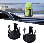 Zpana Car Slim Can Cup Holder Adapter, 2PCS Vehicle Energy Drink Holder Insert, Reversible Wiggle Free Automotive Cup Holder Expander Accessories, Universal for SUV, Sedan, Truck(2PCS)
